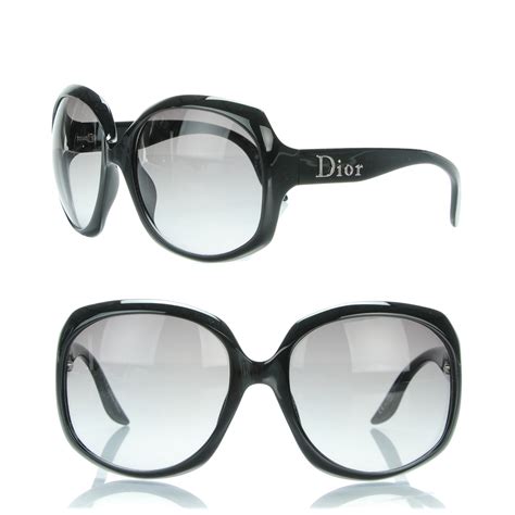 dior glossy sunglasses black